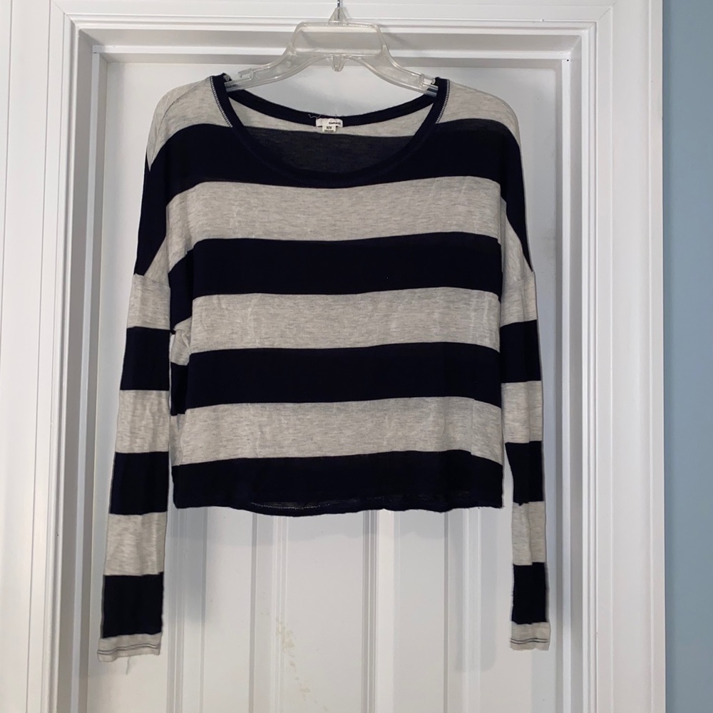 Garage Striped Crop Top